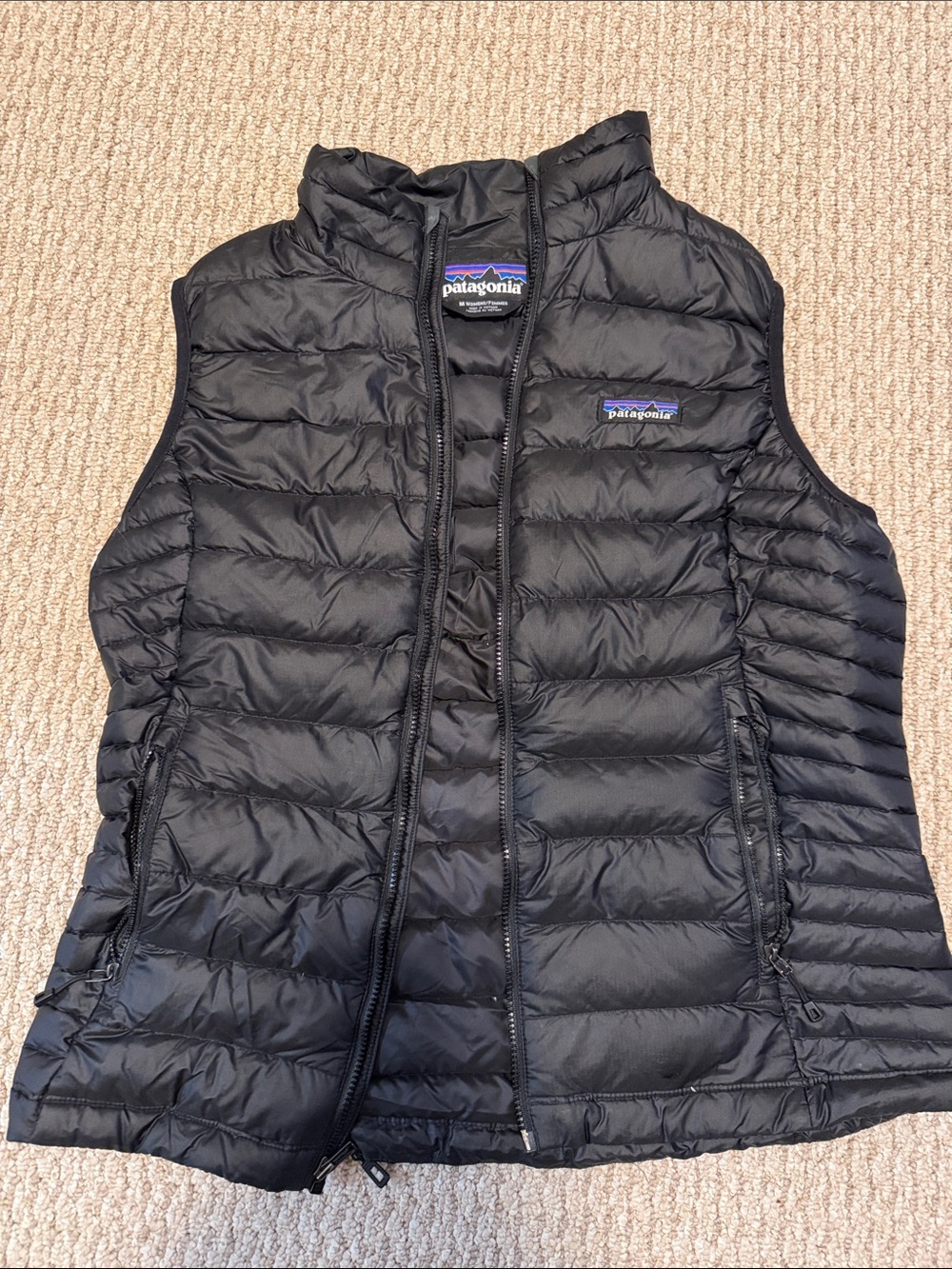 Patagonia Black Women's Down Puffer Vest